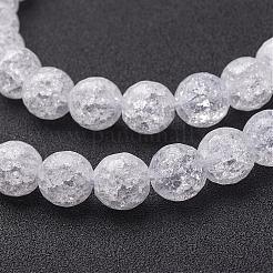 Synthetic Crackle Quartz Beads Strands&nbsp;G-SF10MM-43