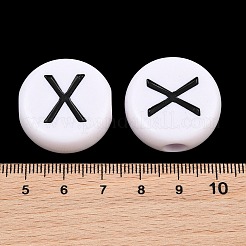 Opaque Acrylic European Beads&nbsp;AC-CBA3BDD-01X