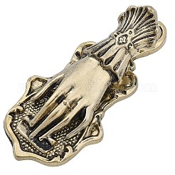1Pc Alloy Hand Shaped Bookmark Clip&nbsp;AJEW-CP0010-81