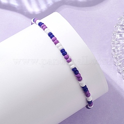 3Pcs 3 Colors Boho Glass Seed Beaded Stretch Bracelet Sets for Women&nbsp;BJEW-MZ00340