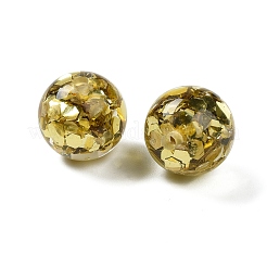 Transparent Resin with Paillette Beads&nbsp;RESI-G110-02F