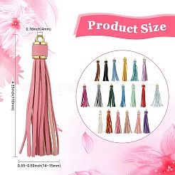 20Pcs 20 Styles Imitation Leather Tassel Pendants&nbsp;FIND-CJ0003-35