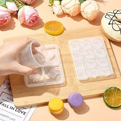 1 Set 3Pcs 3 Styles Flowing Sand Silicone Molds&nbsp;ST-CJ0007-96