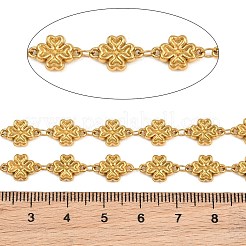 5M 304 Stainless Steel Four Leaf Clover Link Chains&nbsp;SA-CBA7953-06G