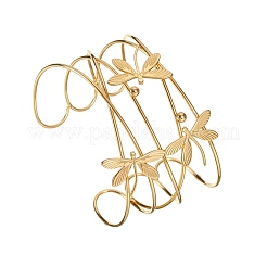 304 Stainless Steel Cuff Bangles&nbsp;BJEW-M082-02G