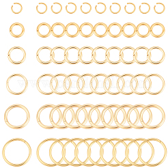 1200Pcs 6 Styles 304 Stainless Steel Jump Rings&nbsp;STAS-BBC0009-56