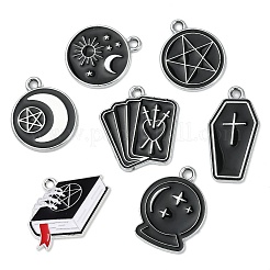 35Pcs 7 Styles Alloy Enamel Pendants&nbsp;ENAM-CJ0004-67