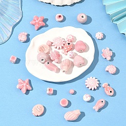 30Pcs 15 Styles Handmade Porcelain Beads&nbsp;PORC-YW0001-74