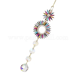 Alloy Rhinestone Hanging Ornaments&nbsp;LS-HJEW-E012-02G-03