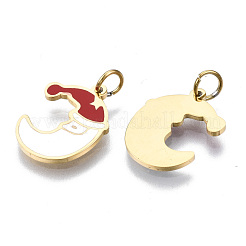 316 Surgical Stainless Steel Enamel Charms&nbsp;STAS-S116-404G