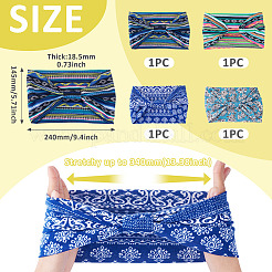 4Pcs 4 Styles Yoga Cloth Exercise Elastic Headbands&nbsp;OHAR-TA0001-16