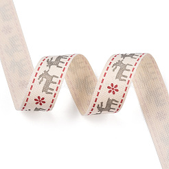 Single Face Printed Cotton Ribbons&nbsp;SRIB-T009-01A