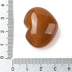 Natural Agate Love Heart Stone&nbsp;G-I367-03D