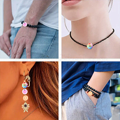 35Pcs 5 Styles Handmade Polymer Clay Beads&nbsp;CLAY-YW0002-11