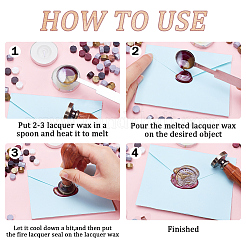 200Pcs 8 Styles Sealing Wax Particles&nbsp;DIY-CP0009-21