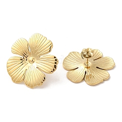 Ion Plating(IP) 304 Stainless Steel Stud Earrings&nbsp;X-EJEW-Z022-29G