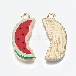 Alloy Enamel Pendants&nbsp;LS-ENAM-T011-18KC-RS