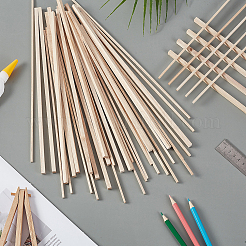 120Pcs 2 Styles Wooden Craft Sticks&nbsp;AJEW-GA0008-62