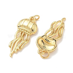 Brass Micro Pave Cubic Zirconia Animal Pendants&nbsp;KK-H280-05B-G