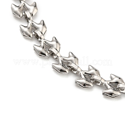 304 Stainless Steel Link Chain Bracelets for Women&nbsp;BJEW-S153-14P