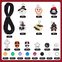 DIY Halloween Themed Bracelet Kits&nbsp;DIY-SC0031-79