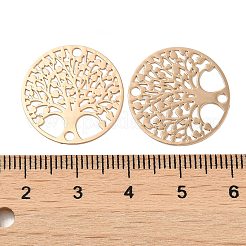 Rack Plating Brass Connector Charms&nbsp;KK-Q792-14LG