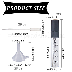 10Pcs 5ML Mini Glass Spray Bottles&nbsp;MRMJ-GF0001-43