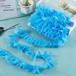 10M Pleated Polyester Ribbon&nbsp;OCOR-CY0002-27B