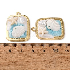 Alloy Enamel Pendants&nbsp;ENAM-B028-23KCG