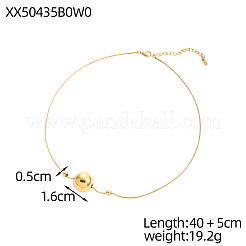 304 Stainless Steel Pendant Necklaces&nbsp;STAS-OY016-74G