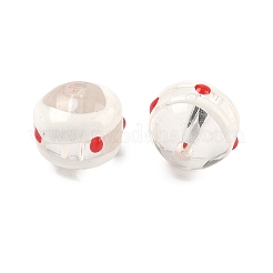 Transparent Glass Enamel Beads&nbsp;GLAA-P078-01A-04