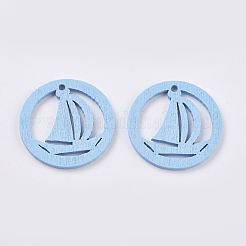Navy Style Wood Pendants&nbsp;WOOD-L006-13