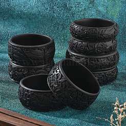 Chinese Style Cinnabar Bangles&nbsp;BJEW-U036-01