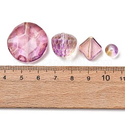 Two Tone Transparent Acrylic Beads&nbsp;OACR-Z041-18