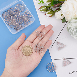 20Pcs 2 Styles 201 Stainless Steel Pendants&nbsp;STAS-UN0034-10