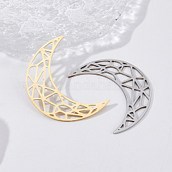 12Pcs 2 Colors 201 Stainless Steel Filigree Joiners Links&nbsp;STAS-DC0014-36