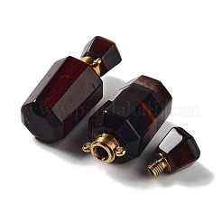 Dyed & Heated Natural Red Tiger Eye Perfume Bottle Pendants&nbsp;G-A026-16B-01