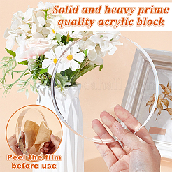 Transparent Acrylic Board&nbsp;TACR-WH0021-13A