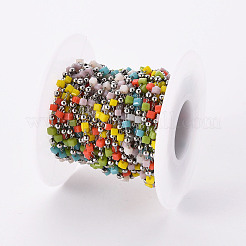 Handmade Acrylic Beaded Chains&nbsp;CHC-S012-001-A03-P