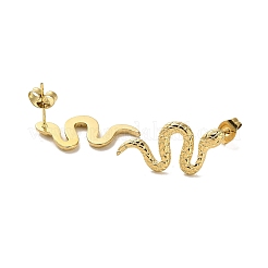 Golden 304 Stainless Steel Stud Earrings&nbsp;EJEW-Z033-01C