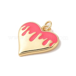 Rack Plating Brass Enamel Pendants&nbsp;KK-Z047-01D-RS