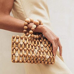Unfinished Wood Beads&nbsp;WOOD-PH0008-69-LF