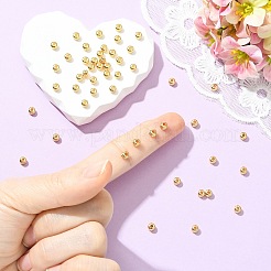 SHEGRACE Flat Round Brass Beads&nbsp;XGRPCU423-294G