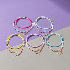Rainbow Eyeglasses Chains&nbsp;AJEW-EH00315