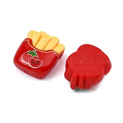 Tomato Opaque Resin Cabochons&nbsp;RESI-C076-01