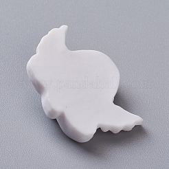 Cream Glue Resin Cabachons&nbsp;RESI-CJC0001-64A