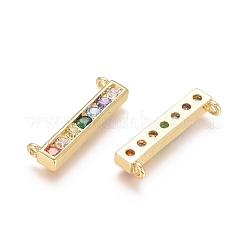 Brass Micro Pave Cubic Zirconia Pendants&nbsp;ZIRC-G161-03G-01