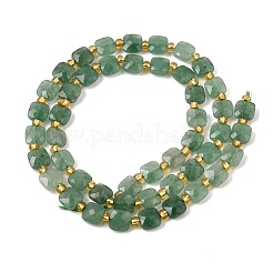 Natural Green Aventurine Beads Strands&nbsp;GG-CBA96AE-A08-6x6mm