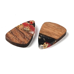 Resin & Wood Pendants&nbsp;WOOD-S061-02K