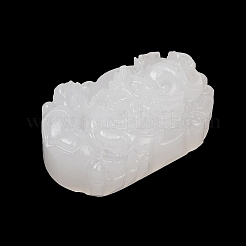 Natural White Jade Carved Pendants&nbsp;G-S384-01E